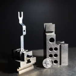 Custom precision metal components produced by Ampex Metal Products