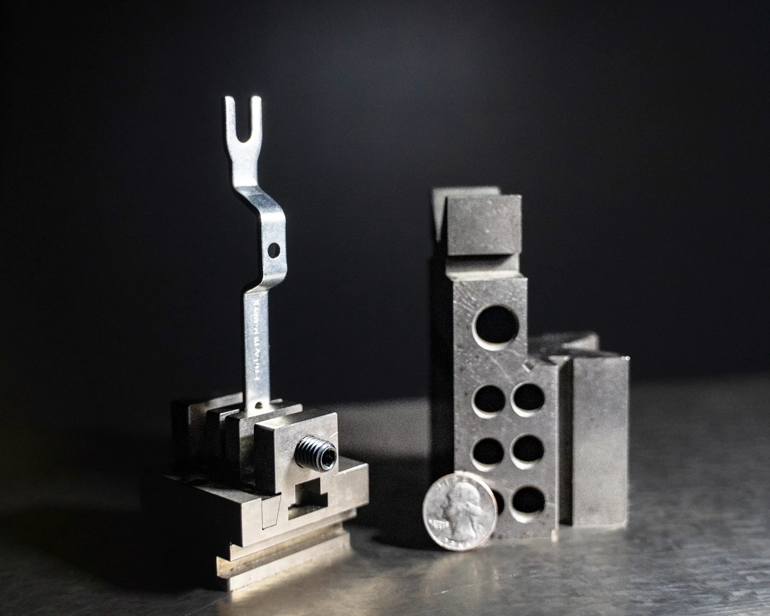 Custom precision metal components produced by Ampex Metal Products
